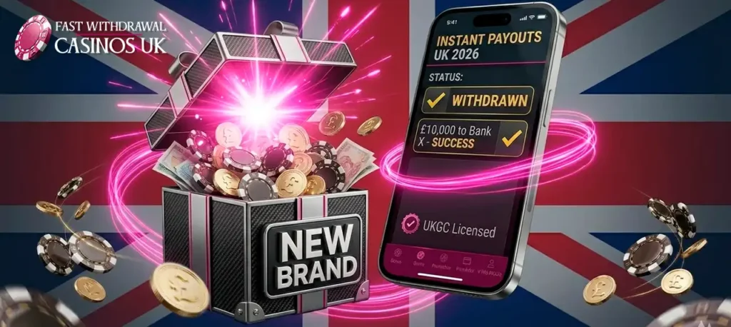 Newest fast withdrawal online casinos for UK players in 2026.
